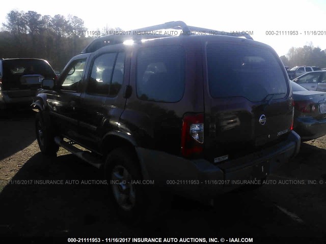 5N1ED28Y44C621953 - 2004 NISSAN XTERRA XE/SE MAROON photo 3