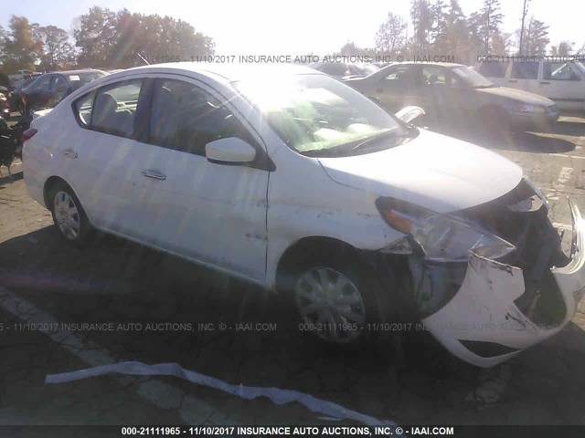 3N1CN7AP2FL835342 - 2015 NISSAN VERSA S/S PLUS/SV/SL WHITE photo 1