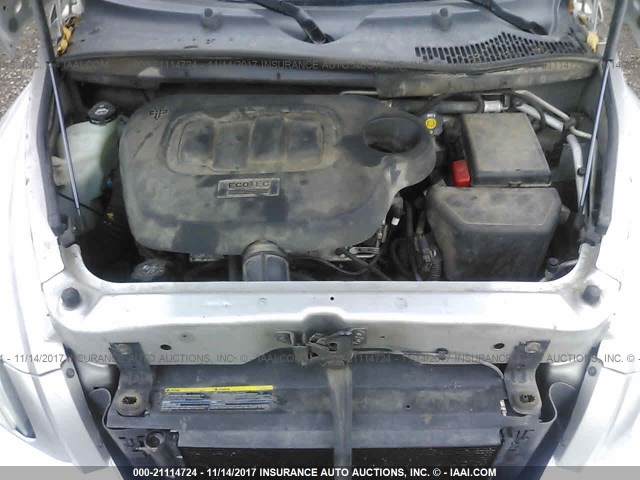 3GNDA13DX8S636939 - 2008 CHEVROLET HHR LS SILVER photo 10