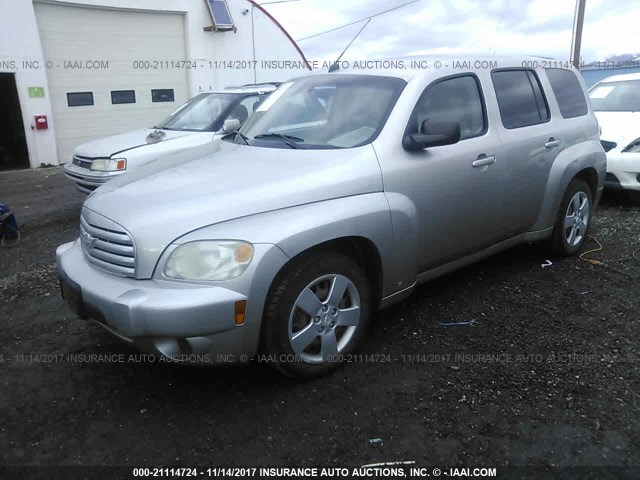 3GNDA13DX8S636939 - 2008 CHEVROLET HHR LS SILVER photo 2