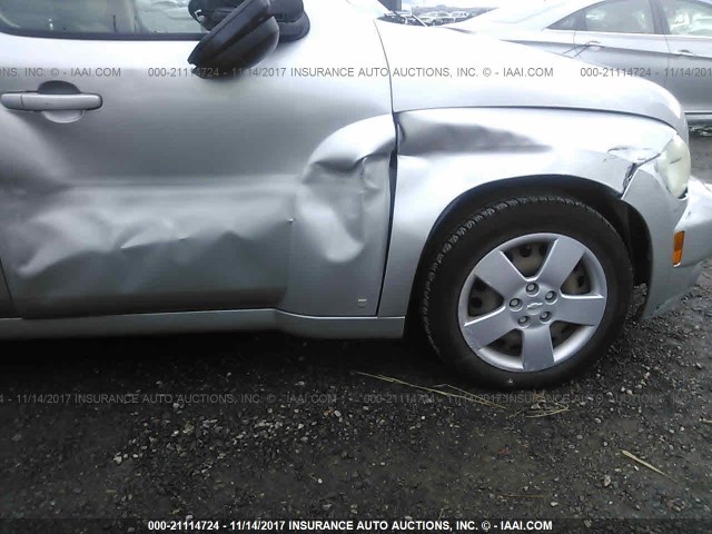 3GNDA13DX8S636939 - 2008 CHEVROLET HHR LS SILVER photo 6