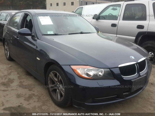 WBAVC93578KZ73091 - 2008 BMW 328 XI Dark Blue photo 1