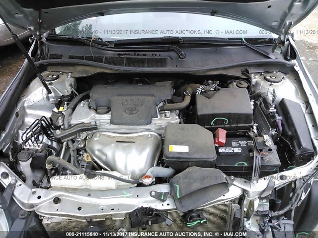 4T4BF1FK2GR581110 - 2016 TOYOTA CAMRY LE/XLE/SE/XSE SILVER photo 10