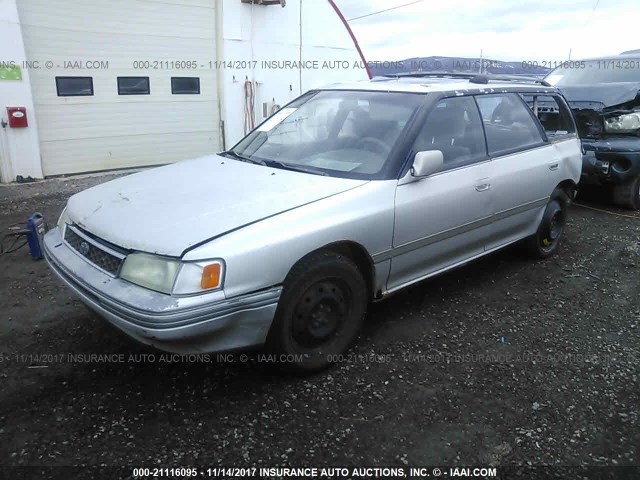 JF2BJ65C7LG938666 - 1990 SUBARU LEGACY LS SPECIAL SILVER photo 2