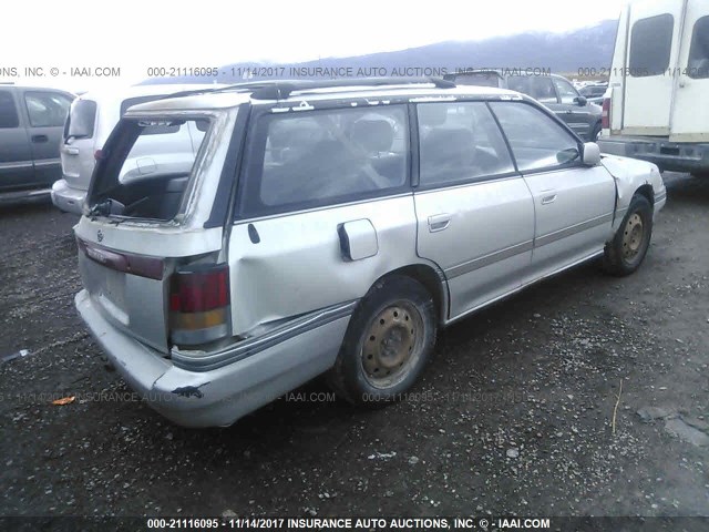 JF2BJ65C7LG938666 - 1990 SUBARU LEGACY LS SPECIAL SILVER photo 4