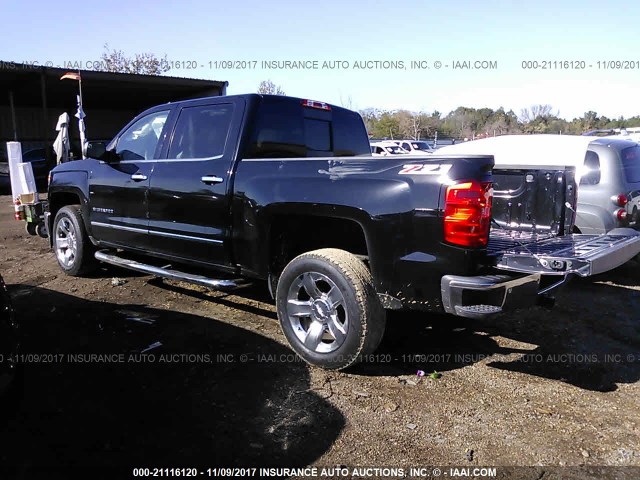 3GCUKSEC2FG232615 - 2015 CHEVROLET SILVERADO K1500 LTZ BLACK photo 3