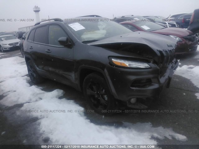 1C4PJMCS3GW167279 - 2016 JEEP CHEROKEE LATITUDE BLACK photo 1