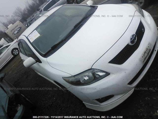 1NXBU40E89Z122753 - 2009 TOYOTA COROLLA S/LE/XLE WHITE photo 1