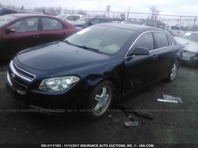 1G1ZG57BX9F244412 - 2009 CHEVROLET MALIBU LS 深蓝色 照片 2