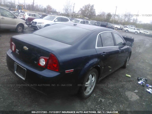 1G1ZG57BX9F244412 - 2009 CHEVROLET MALIBU LS 深蓝色 照片 4