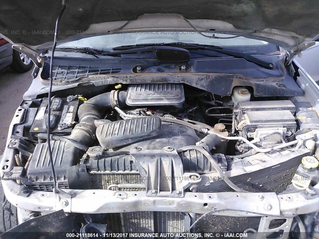 1D8HD38K28F101677 - 2008 DODGE DURANGO SXT SILVER photo 10