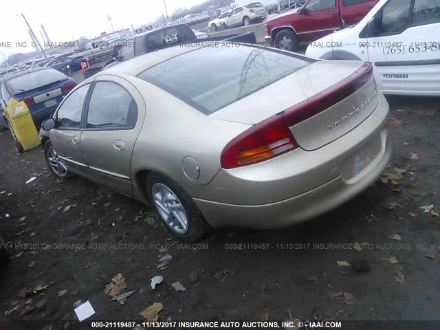 2B3HD46R3YH368041 - 2000 DODGE INTREPID GOLD photo 3