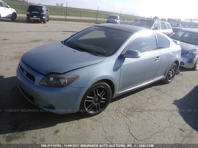 JTKDE177250057389 - 2005 TOYOTA SCION TC 浅蓝色 照片 2