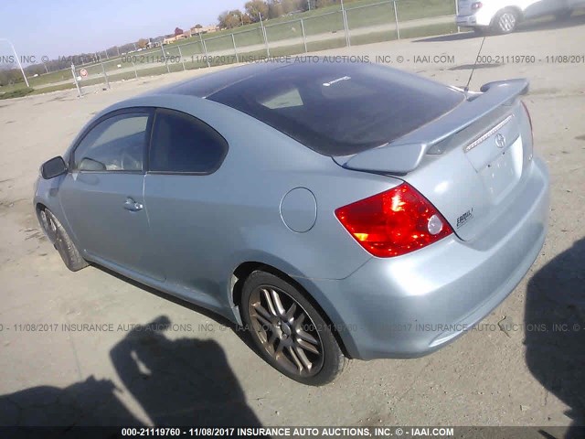 JTKDE177250057389 - 2005 TOYOTA SCION TC 浅蓝色 照片 3