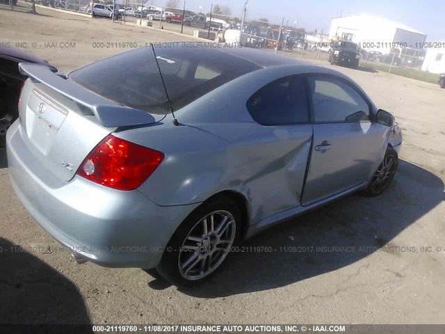 JTKDE177250057389 - 2005 TOYOTA SCION TC 浅蓝色 照片 4
