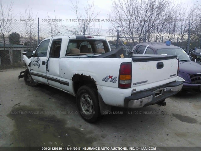 2GCEK19T3X1297282 - 1999 CHEVROLET SILVERADO K1500 WHITE photo 3