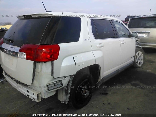 2GKALMEK9H6352515 - 2017 GMC TERRAIN SLE WHITE photo 4