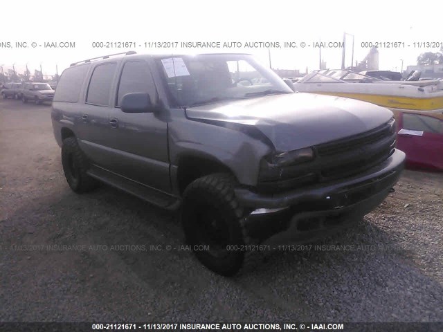 3GNEC16T81G136420 - 2001 CHEVROLET SUBURBAN C1500 GRAY photo 1