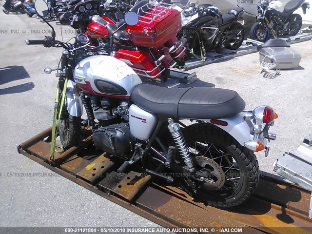 SMT925RN8ET648383 - 2014 TRIUMPH MOTORCYCLE SCRAMBLER SILVER photo 3