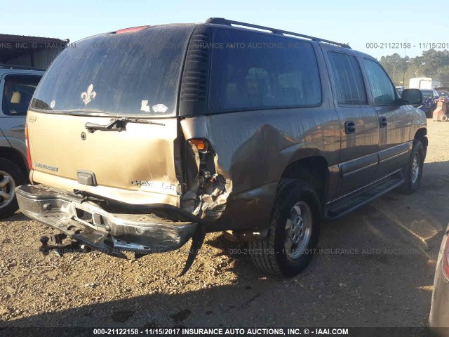 1GNEC16Z93J164300 - 2003 CHEVROLET SUBURBAN C1500 GOLD photo 4