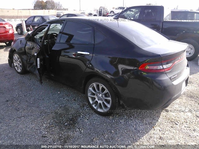 1C3CDFCH3DD134848 - 2013 DODGE DART LIMITED/R/T BLACK photo 3