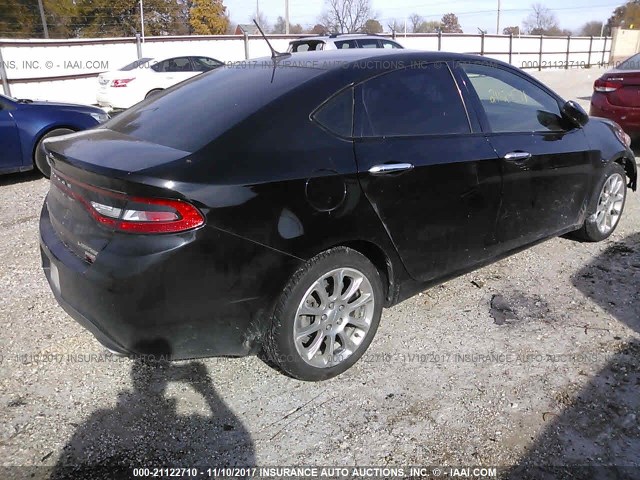 1C3CDFCH3DD134848 - 2013 DODGE DART LIMITED/R/T BLACK photo 4