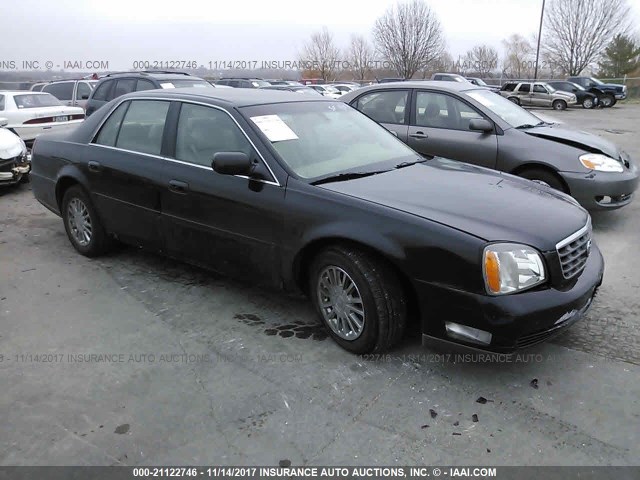 1G6KE57Y73U148472 - 2003 CADILLAC DEVILLE DHS BLACK photo 1