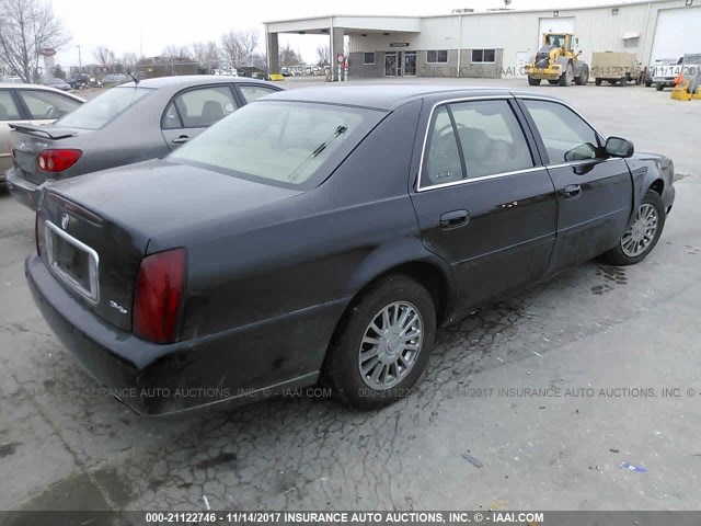 1G6KE57Y73U148472 - 2003 CADILLAC DEVILLE DHS BLACK photo 4