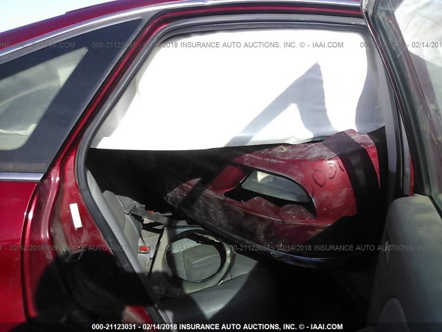 1FAHP27117G117330 - 2007 FORD FIVE HUNDRED SEL RED photo 8