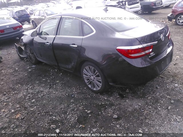 1G4PS5SK8D4157242 - 2013 BUICK VERANO BLACK photo 3