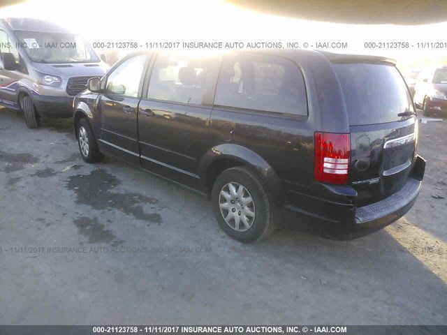 2A8HR44H68R129614 - 2008 CHRYSLER TOWN & COUNTRY LX BLACK photo 3