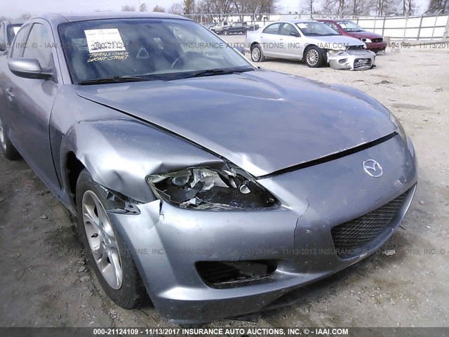 JM1FE17N140134296 - 2004 MAZDA RX8 GRAY photo 6