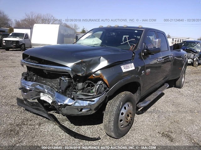 3C63DRJL2CG267937 - 2012 DODGE RAM 3500 GRAY photo 2