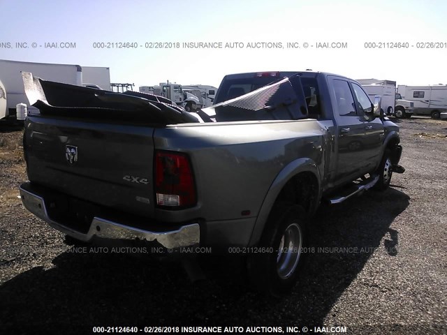 3C63DRJL2CG267937 - 2012 DODGE RAM 3500 GRAY photo 4