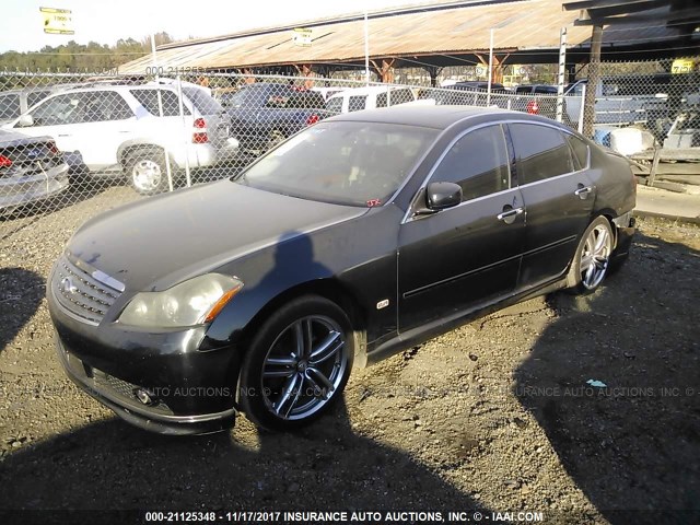 JNKBY01E96M204291 - 2006 INFINITI M45 SPORT BLACK photo 2