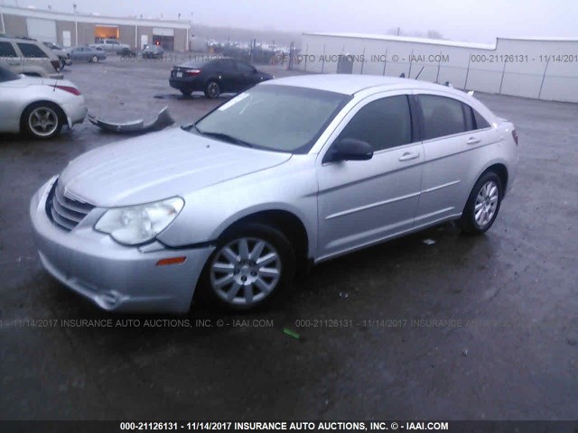 1C3LC46R57N656360 - 2007 CHRYSLER SEBRING SILVER photo 2