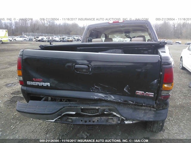 2GTEC13T461237127 - 2006 GMC NEW SIERRA C1500 BLACK photo 8