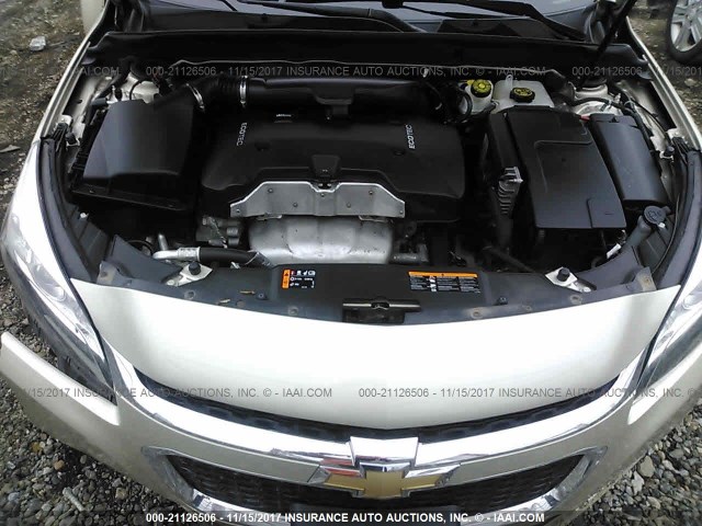 1G11C5SLXFF141950 - 2015 CHEVROLET MALIBU 1LT 棕色 照片 10