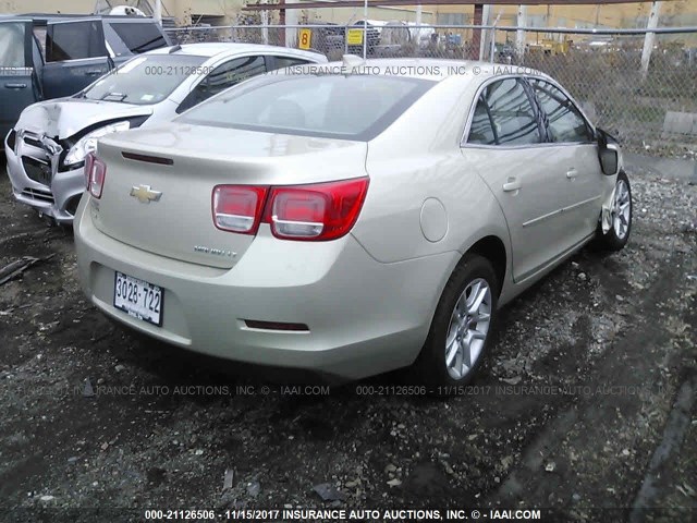 1G11C5SLXFF141950 - 2015 CHEVROLET MALIBU 1LT 棕色 照片 4