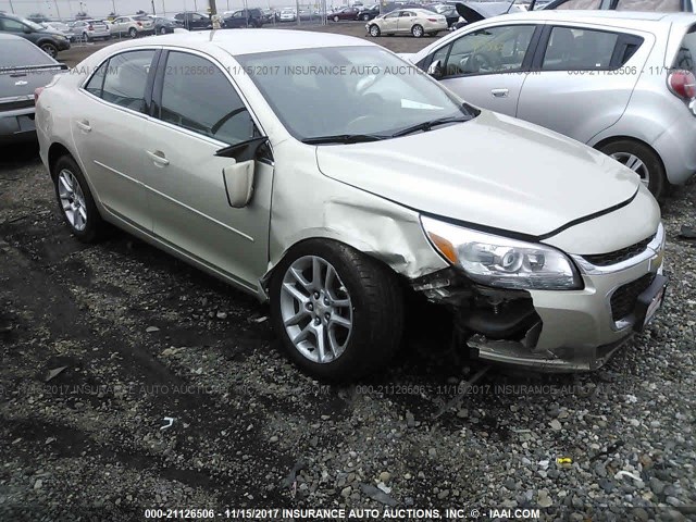 1G11C5SLXFF141950 - 2015 CHEVROLET MALIBU 1LT 棕色 照片 6