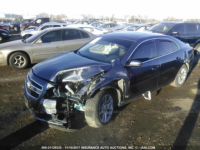 1G11C5SA3DF251587 - 2013 CHEVROLET MALIBU 1LT 蓝色 照片 2