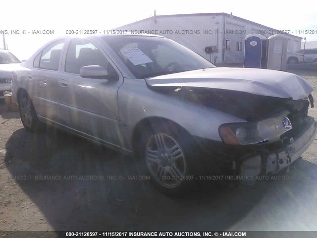 YV1RS592562526084 - 2006 VOLVO S60 2.5T SILVER photo 1
