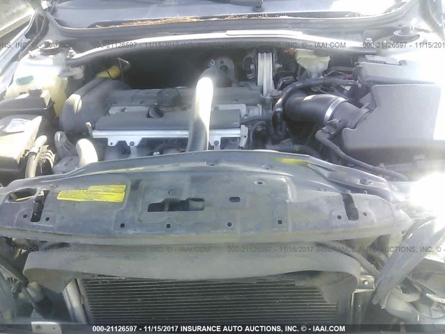 YV1RS592562526084 - 2006 VOLVO S60 2.5T SILVER photo 10