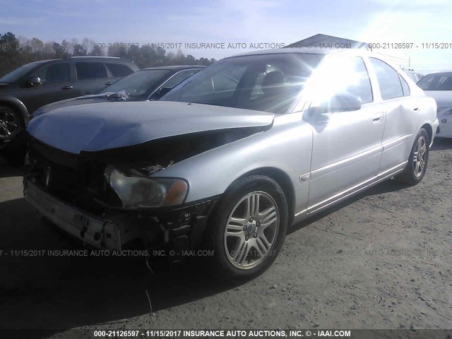 YV1RS592562526084 - 2006 VOLVO S60 2.5T SILVER photo 2