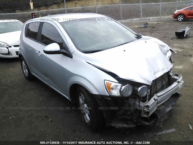 1G1JA6SH1C4150566 - 2012 CHEVROLET SONIC LS SILVER photo 1