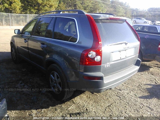 YV1CN592851204590 - 2005 VOLVO XC90 GRAY photo 3
