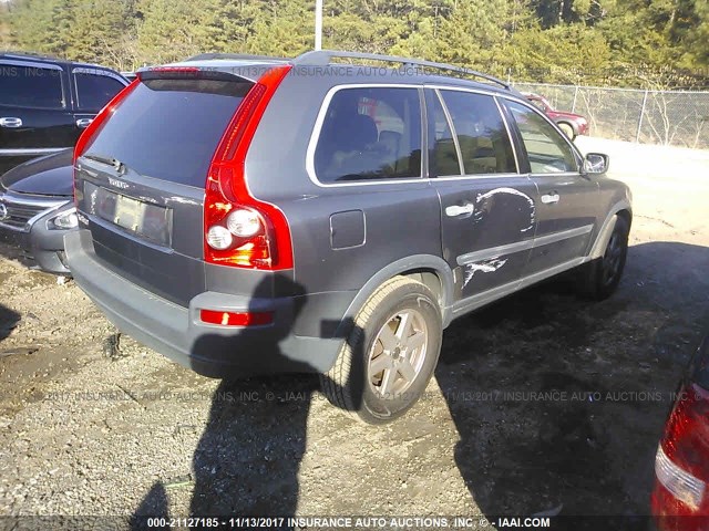 YV1CN592851204590 - 2005 VOLVO XC90 GRAY photo 4
