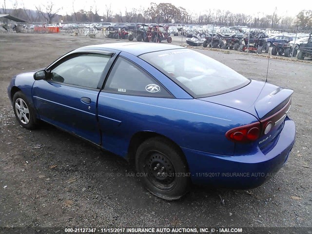 1G1JF12F837131532 - 2003 CHEVROLET CAVALIER LS BLUE photo 3