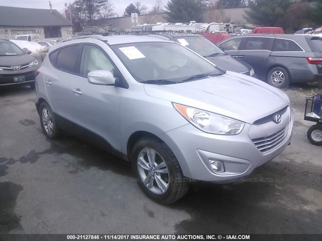 KM8JUCAC4DU738221 - 2013 HYUNDAI TUCSON GLS/LIMITED 银色 照片 1