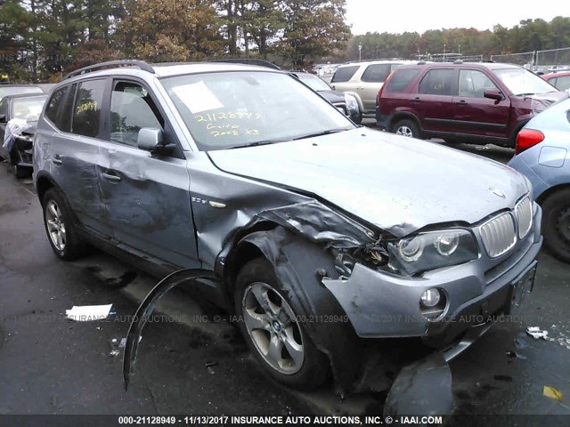 WBXPC93408WJ08557 - 2008 BMW X3 3.0SI Light Blue photo 6